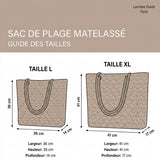 Sac de Plage Fait Main | Patch de Empreinte