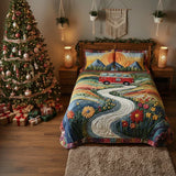 3-Piece Padded Bed Set - Vintage Travel
