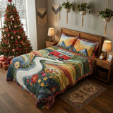 3-Piece Padded Bed Set - Vintage Travel