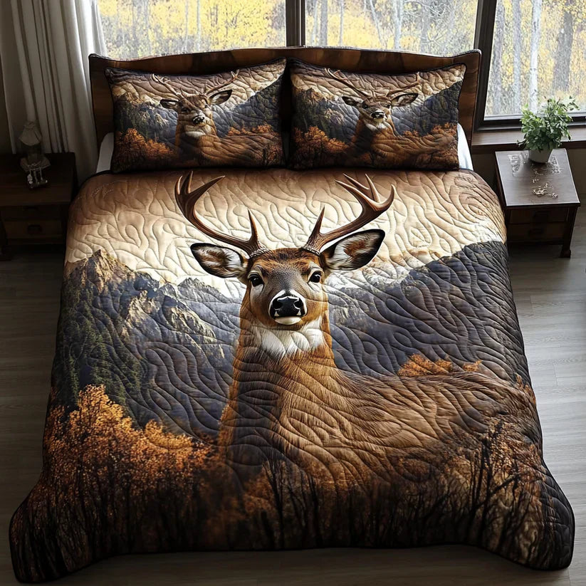 Padded Bed Set 3-Piece - Forest Animals