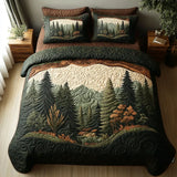 3-Piece Padded Bedding Set - Walk in the Woods