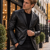 Business Casual Leather Jacket