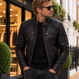 Harlan | Classic Leather Jacket
