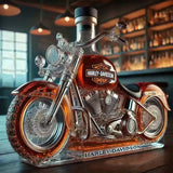 Carafe à whisky en forme de moto Harley-Davidson