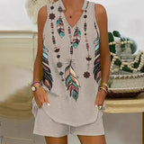 Vilma - Boho Feather Lounge Set