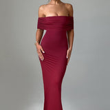 Tindra | Refined Bardot Maxi Dress