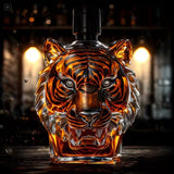 Carafe à whisky en forme de tigre