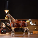 Carafe à whisky en forme de cheval