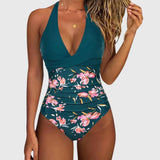 Florence | Elegant Deep V Swimsuit