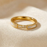 Gold Inlaid Ring