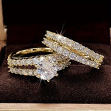 Halo Radiant Ring Set