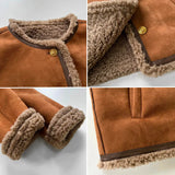 Rosália - Faux Fur Coat with Buttons
