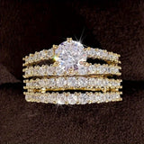 Halo Radiant Ring Set