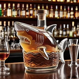 Carafe à whisky en forme de requin