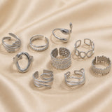 Stackable Vintage White Gold Ring