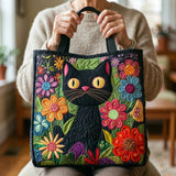 Padded Bag - Enchanted Black Cat