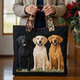Handcrafted Bag - Three Labradors