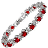 Ruby Tennis Bracelet