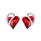 Infinite Heart Ruby Earrings