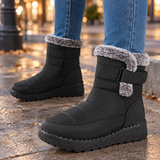 Women's Faux Fur-Trim Winter Ankle Boots – Lucania