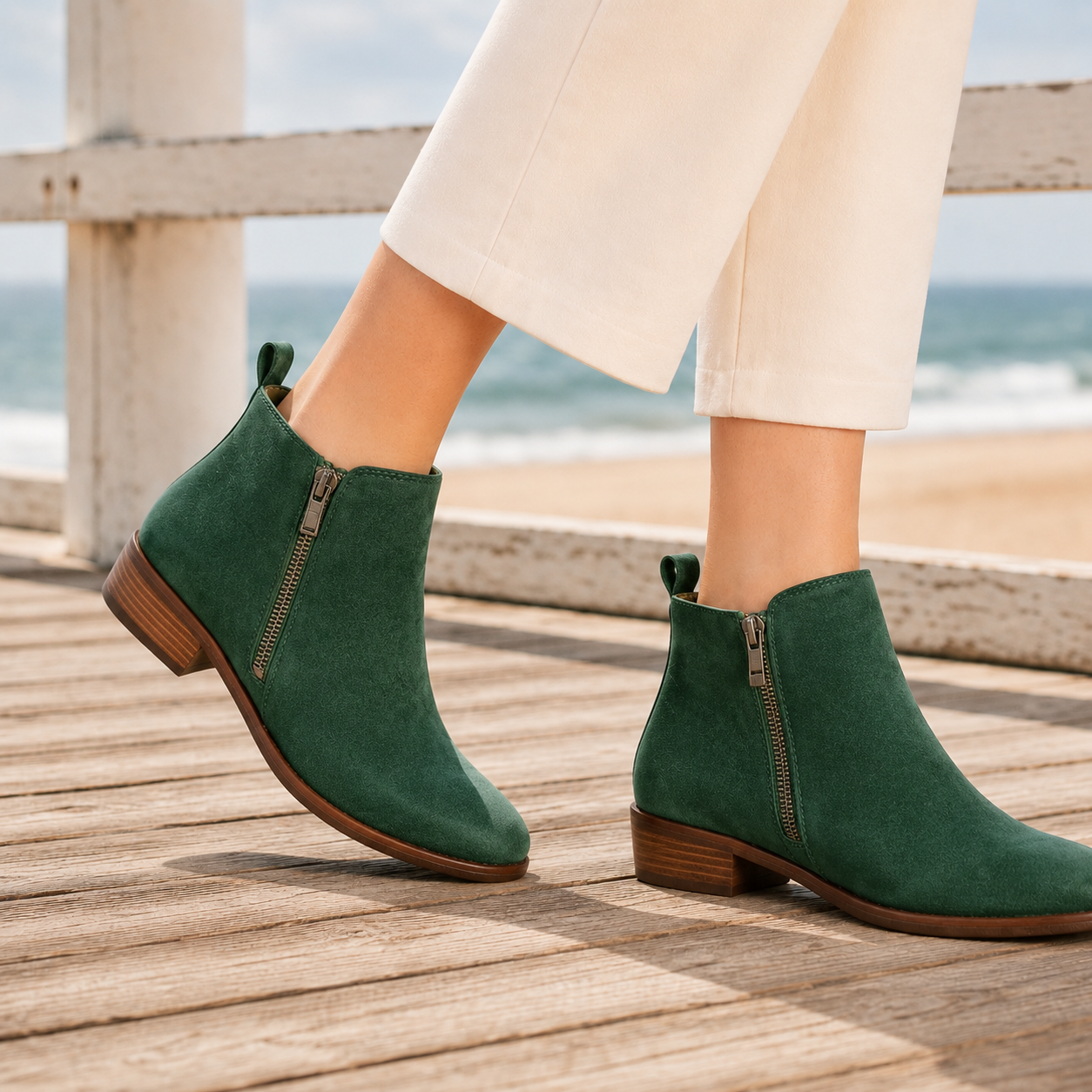 Women's Orthopaedic Side-Zip Ankle Boots – Conti