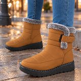 Women's Faux Fur-Trim Winter Ankle Boots – Lucania