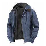 Isak™ | Warm Fleece-Lined Hooded Vintage Jacket