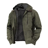 Isak™ | Warm Fleece-Lined Hooded Vintage Jacket