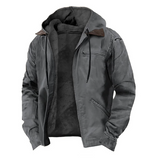 Isak™ | Warm Fleece-Lined Hooded Vintage Jacket