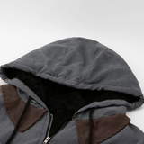 Isak™ | Warm Fleece-Lined Hooded Vintage Jacket