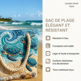 Sac de Plage Fait Main | Patch de Empreinte