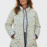 Waltraud™ | Quilted Jacket with Ditsy Flowers