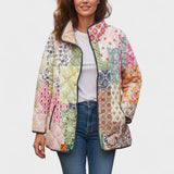 Quilted Jacket in Patchwork Look
