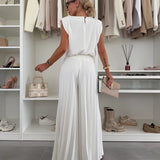 Marian - Elegant Pleated Ensemble