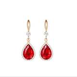 Ruby Drop Earrings