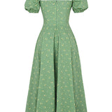 Aviana - Puff Sleeve Bloom Dress