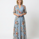 Laure | Floral Wrap Maxi Dress
