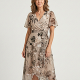 Chloé | Midi Dress with Abstract Pattern